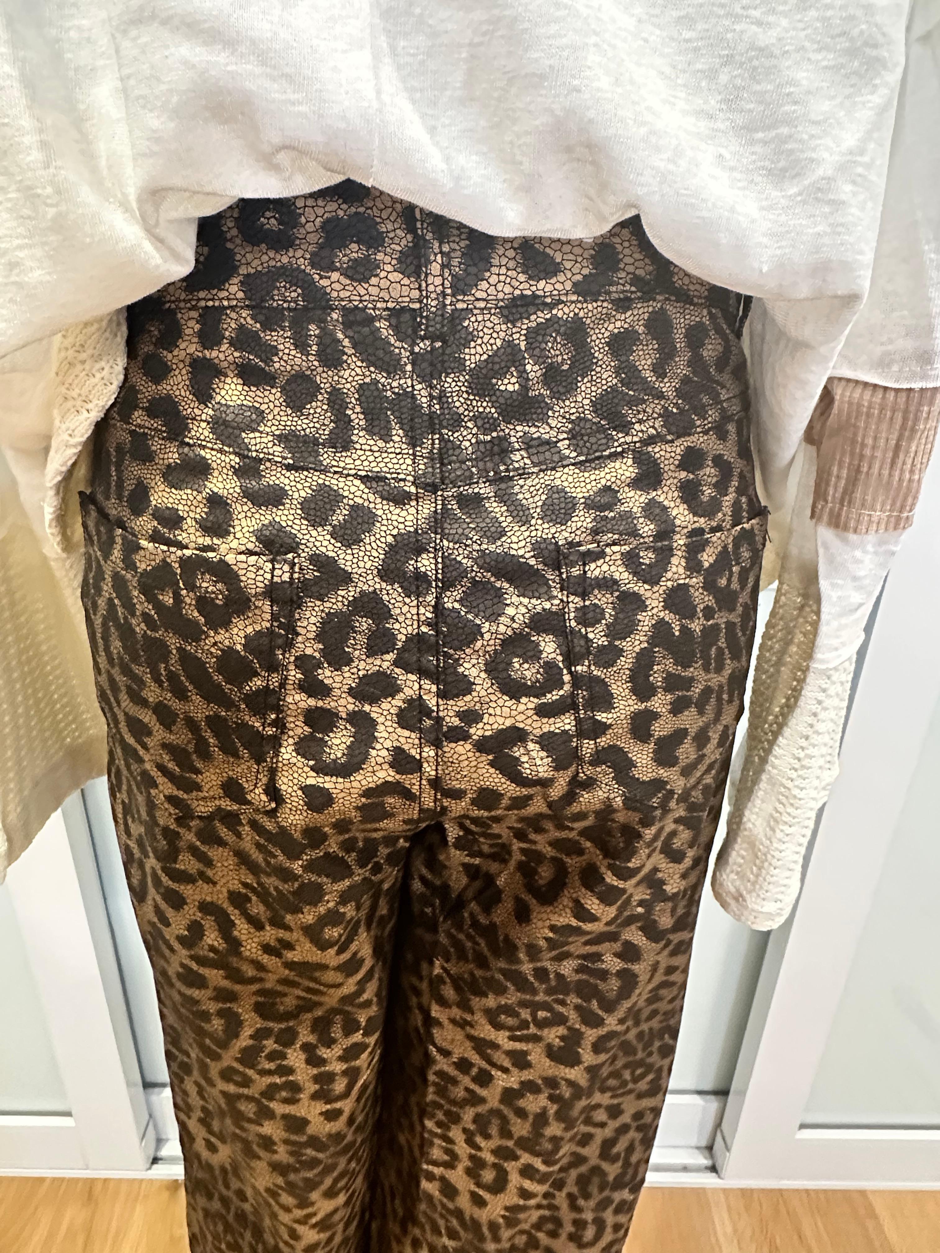 Leopard Pants with Pockets and High Waist in 2 Colors