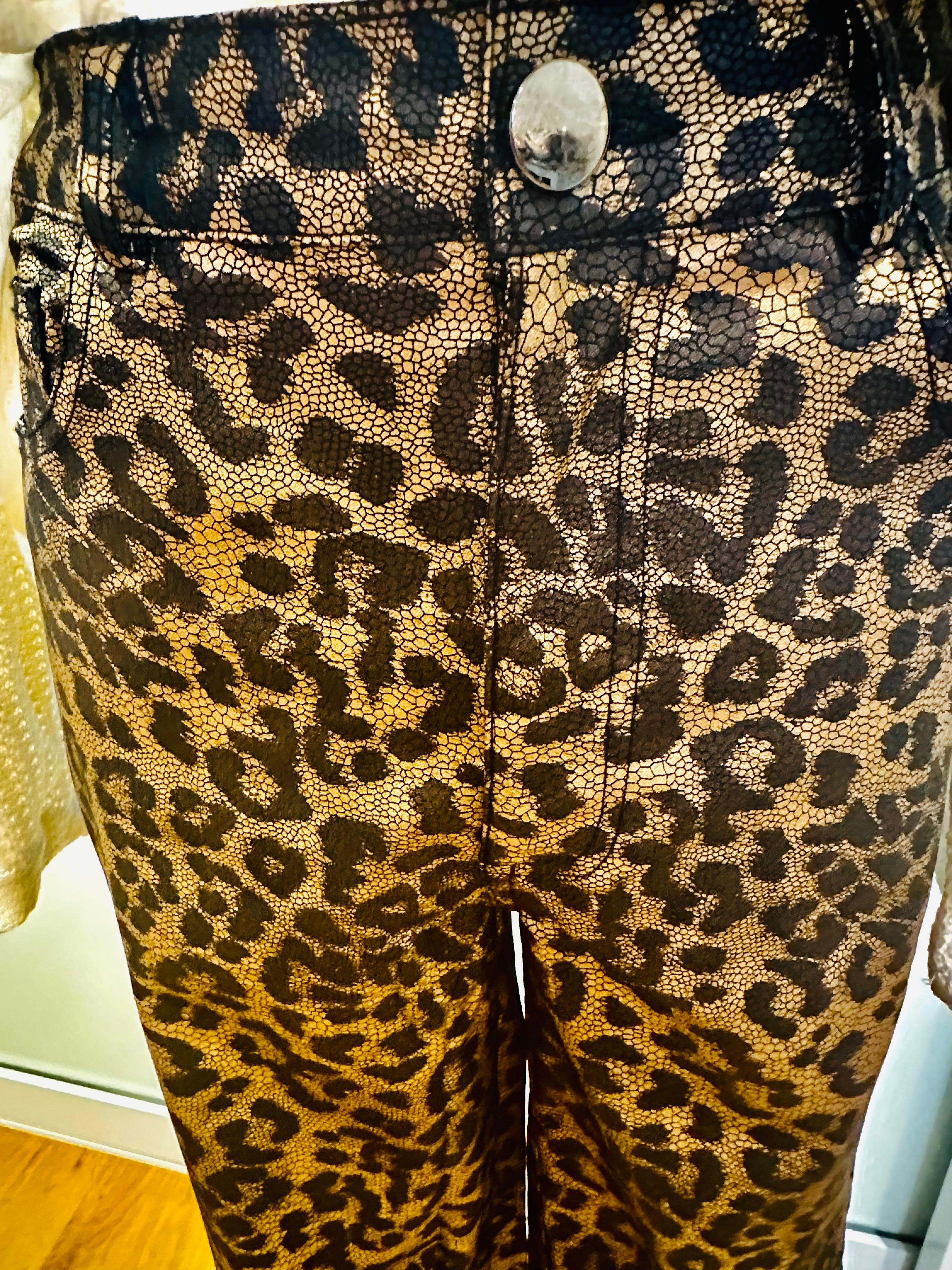 Leopard Pants with Pockets and High Waist in 2 Colors