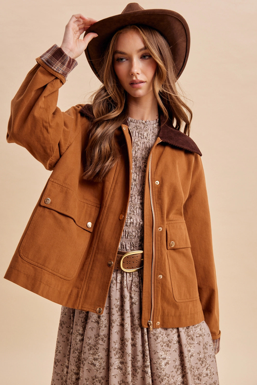 Cotton Barn Jacket in Two Colors