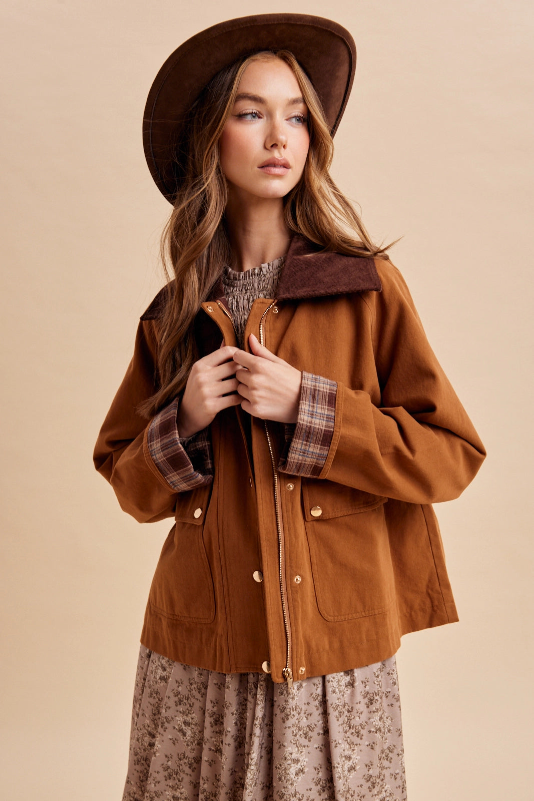 Cotton Barn Jacket in Two Colors