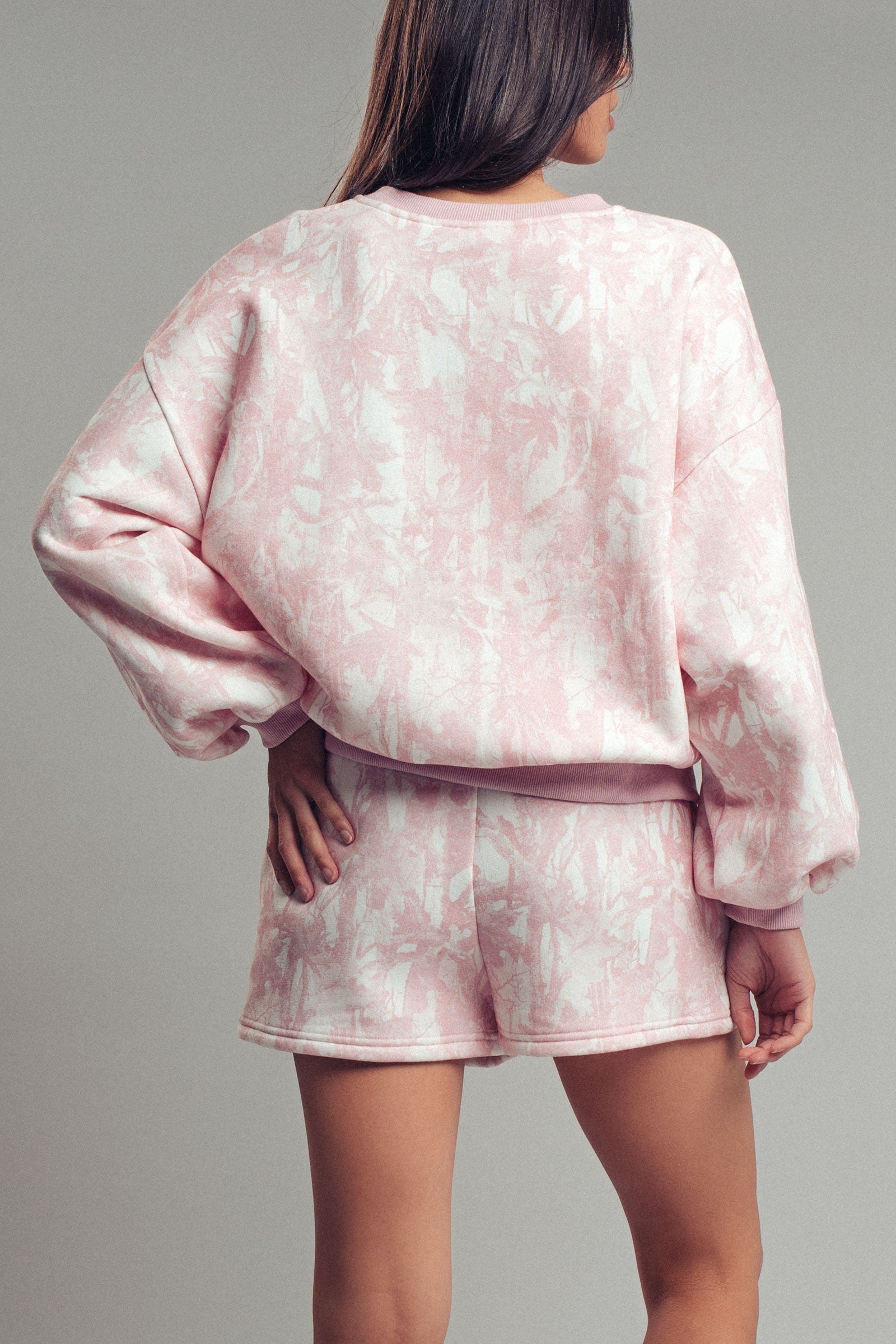 Marble Wash Pink Lounge Set