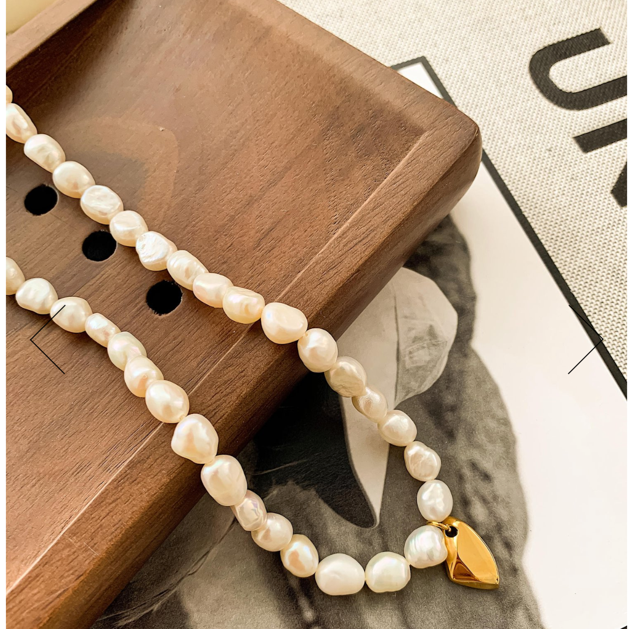 Marseille-Gold Classic Pearl Necklace