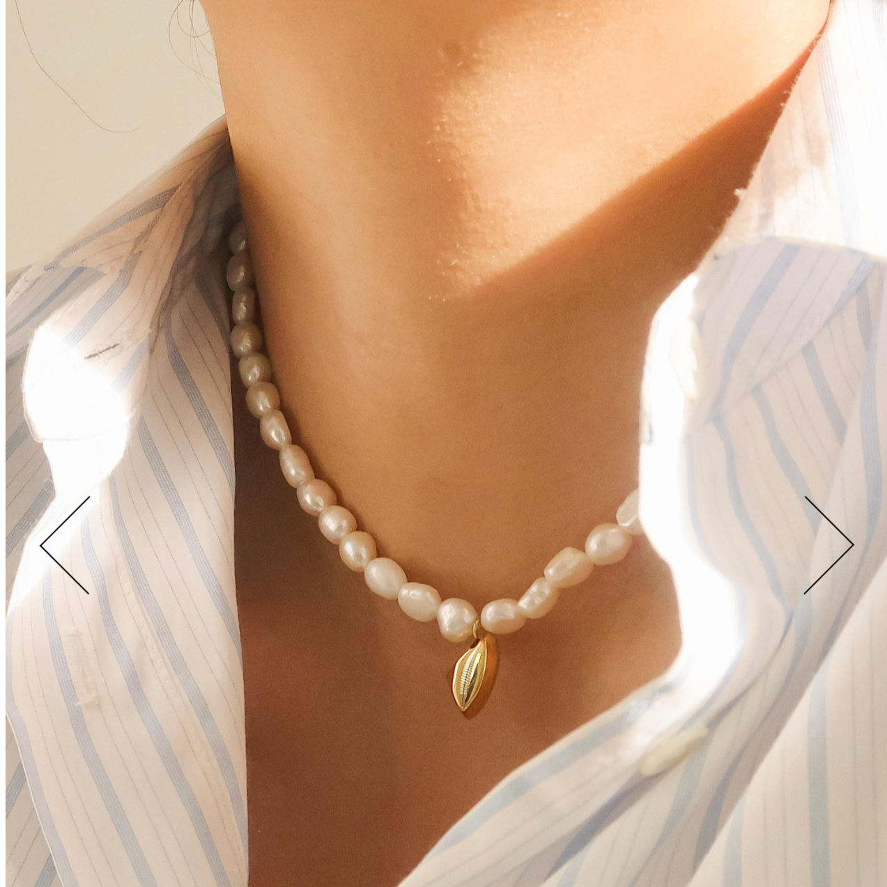 Marseille-Gold Classic Pearl Necklace
