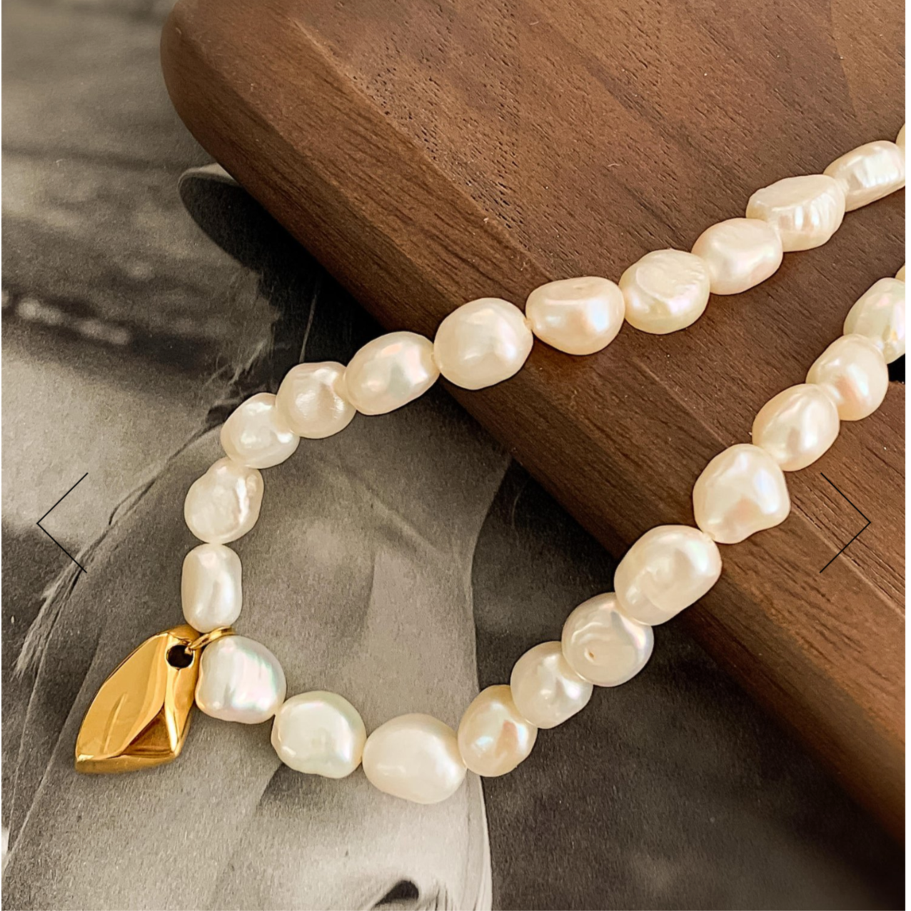 Marseille-Gold Classic Pearl Necklace