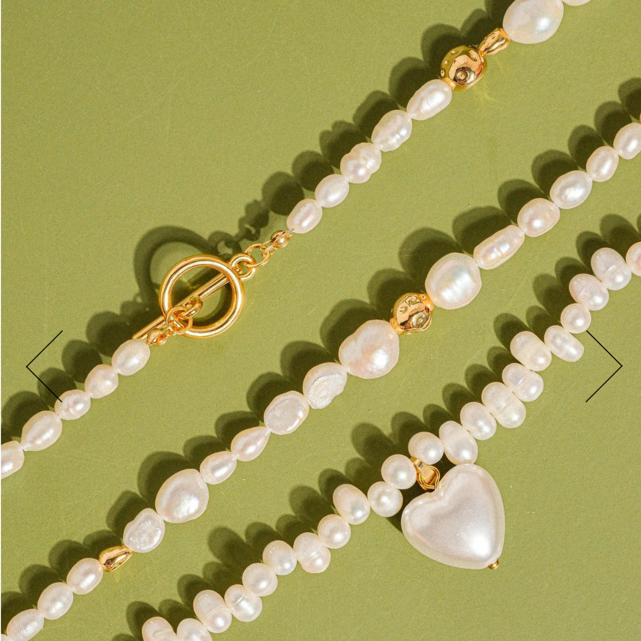 Agape- White Pearl Necklace