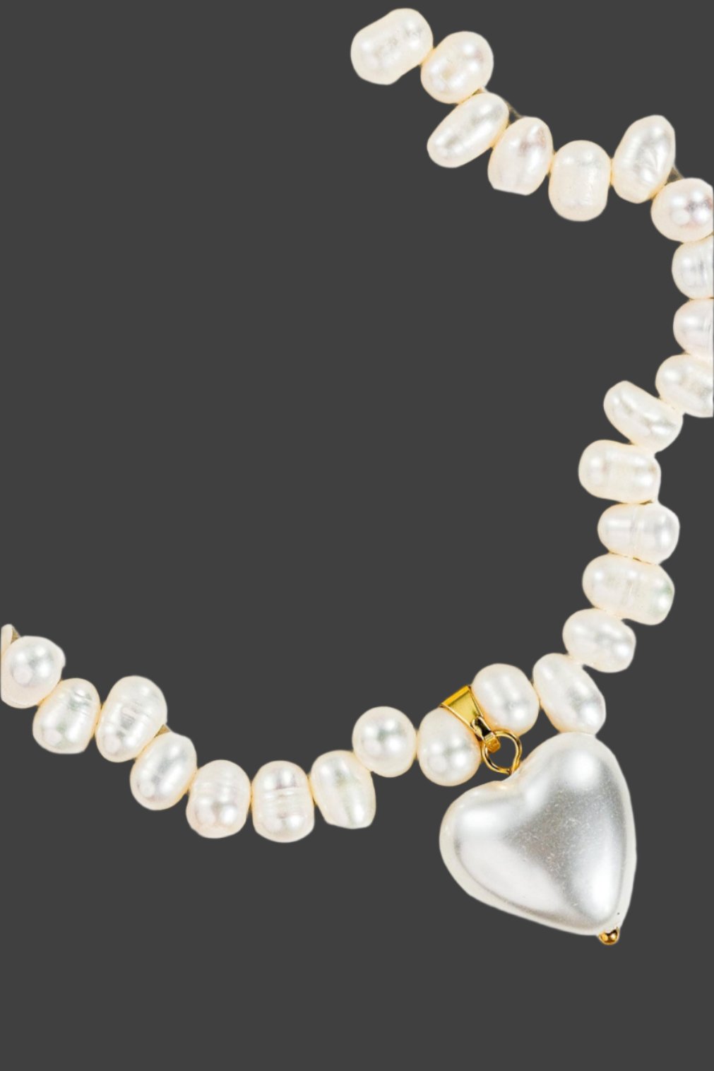 Agape- White Pearl Necklace