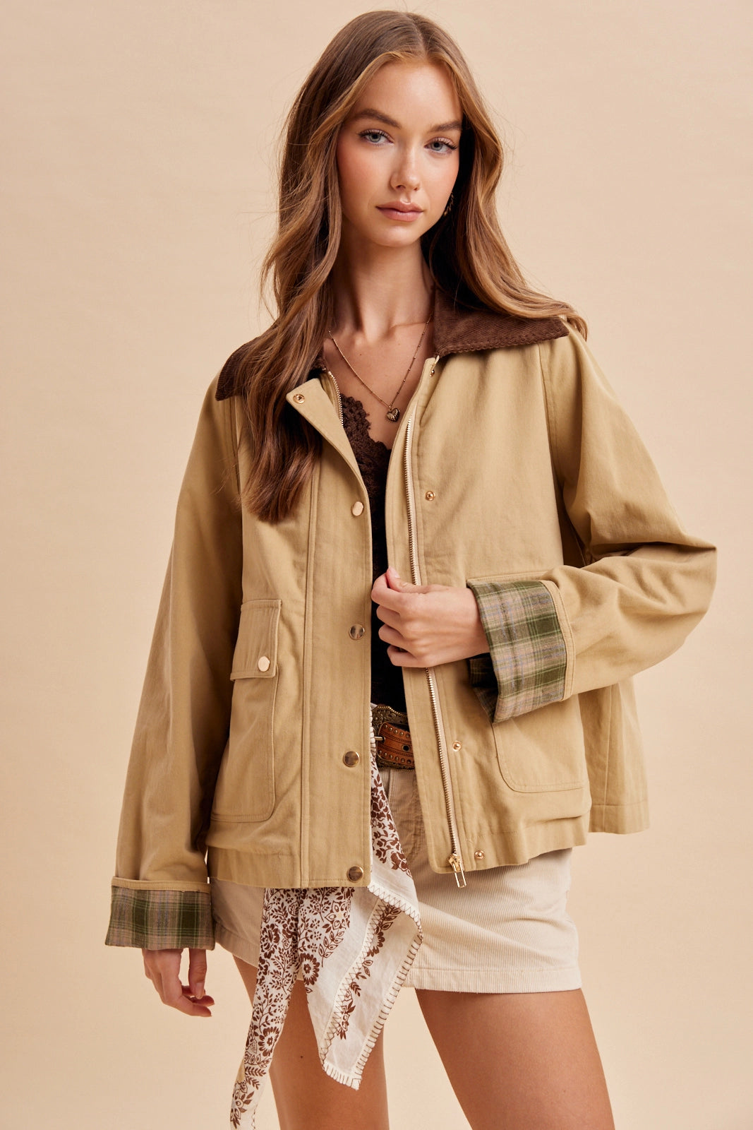 Cotton Barn Jacket in Two Colors