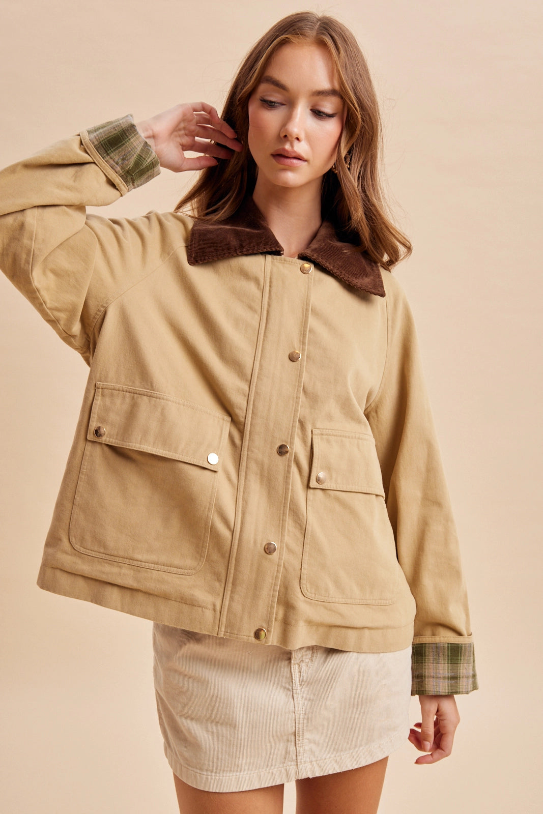 Cotton Barn Jacket in Two Colors