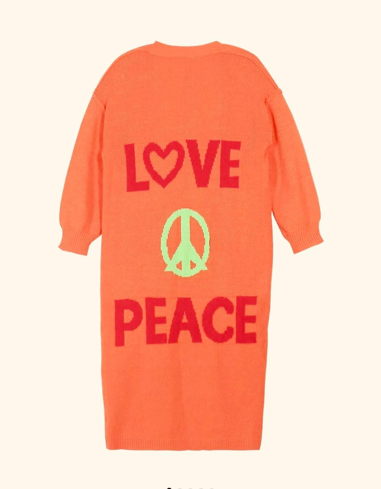 Love and Piece open front Cardigan