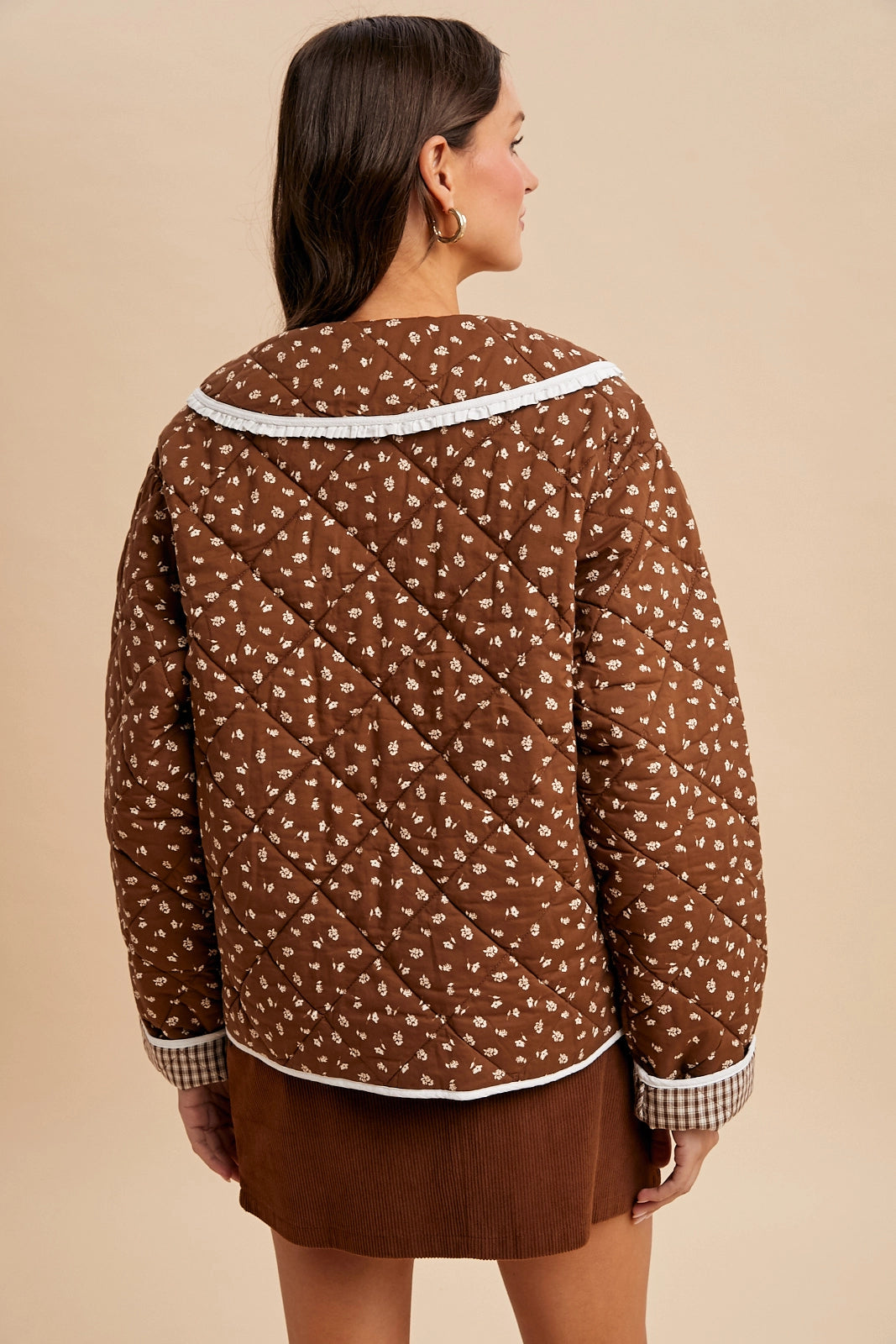 Quilted  Collar Puffer Jacket