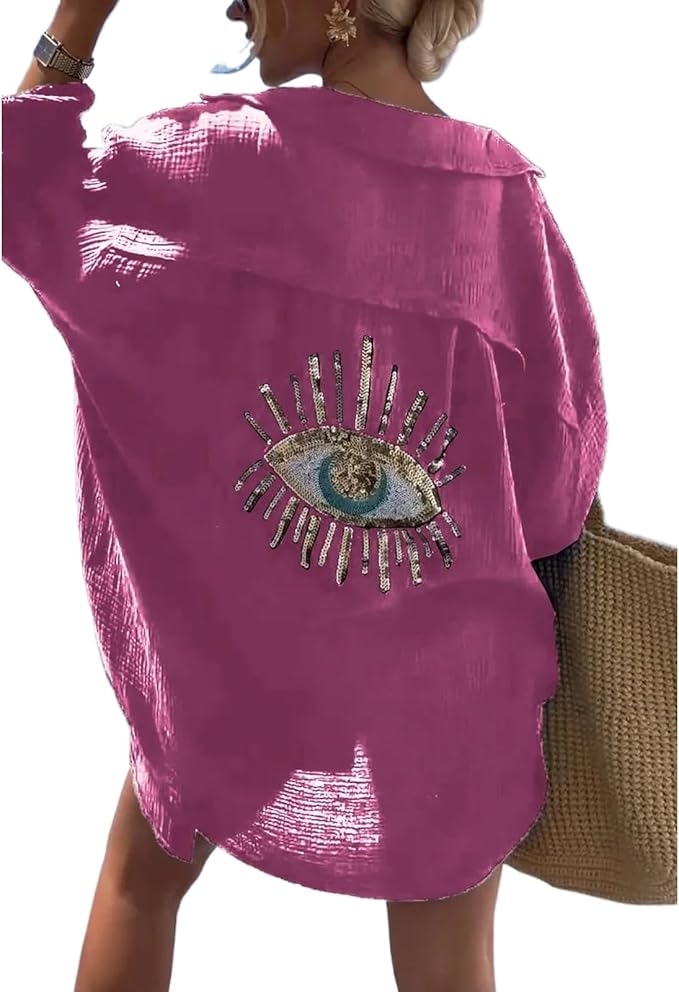 SUMMER BREEZE EVYL EYE BEACH COVER UP