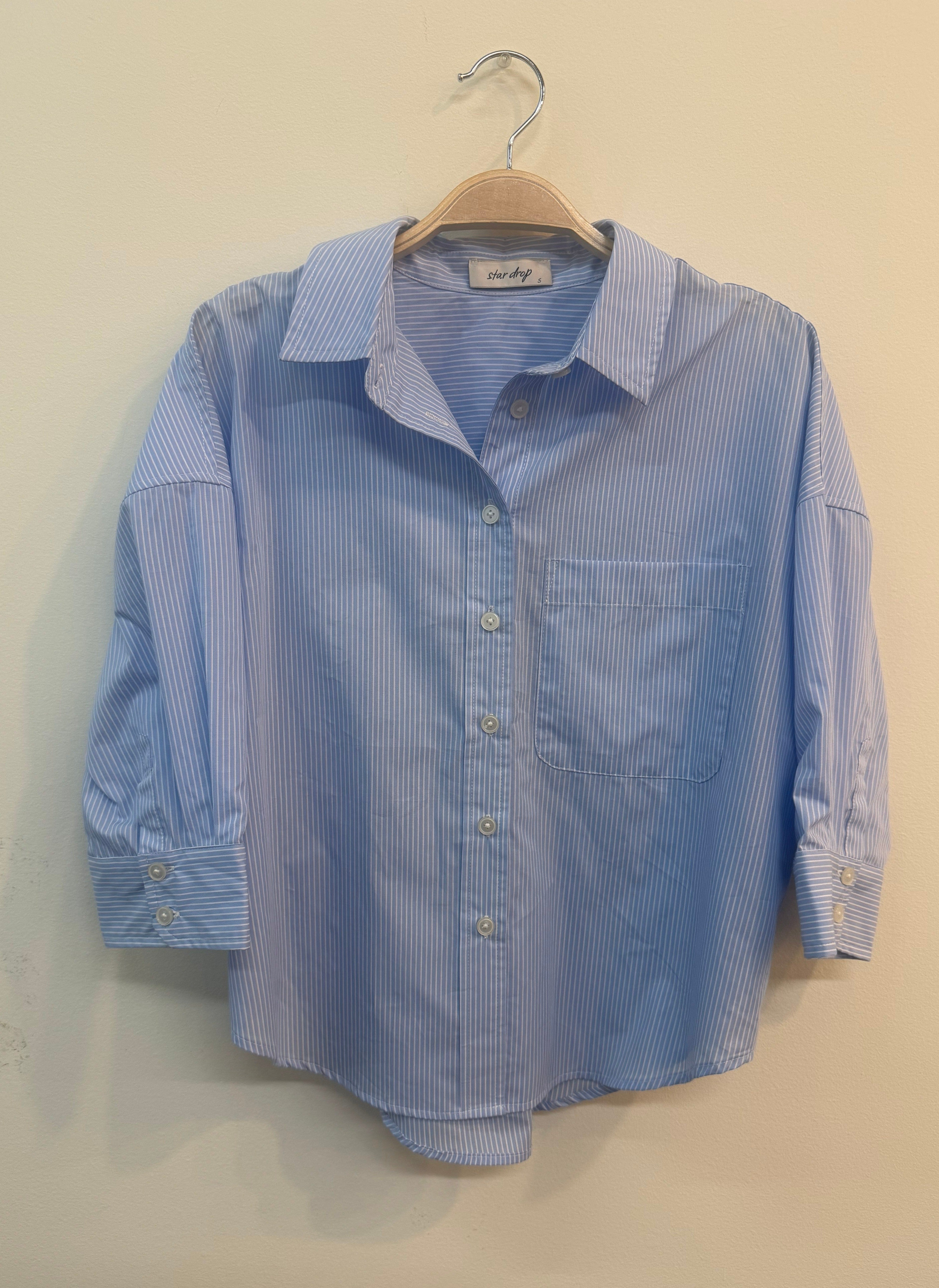 Light Blue Stripe Shirt