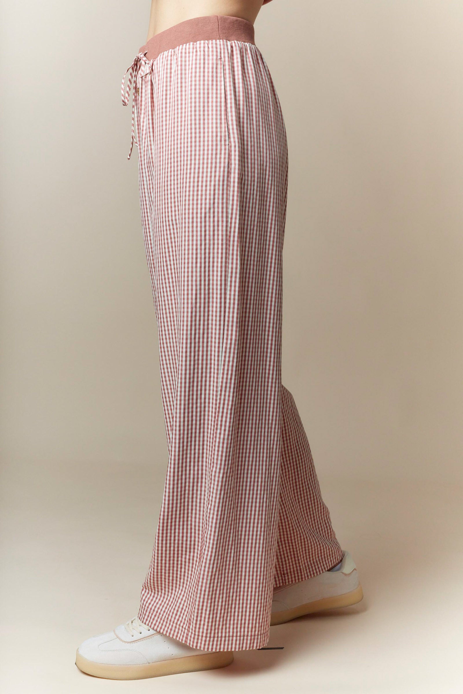 Gingham Teddy Bear  Sweatshirt and Gingham Pants  Lounge Set